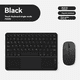 thumbnail image 2 of Teclado Bluetooth con panel táctil y ratón para PC, tableta, juegos, teclado inalámbrico negro, 2 of 6