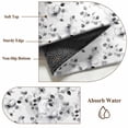thumbnail image 6 of Gray Botanical Round Area Rug 4 FT, Non Slip Indoor Outdoor Rug, Retro Blossom Floral Farmhouse Wildflower Washable Soft Circular Carpet Non-Shedding Floor Mat for Coffee Table Nursery Foyer Balcony, 6 of 8