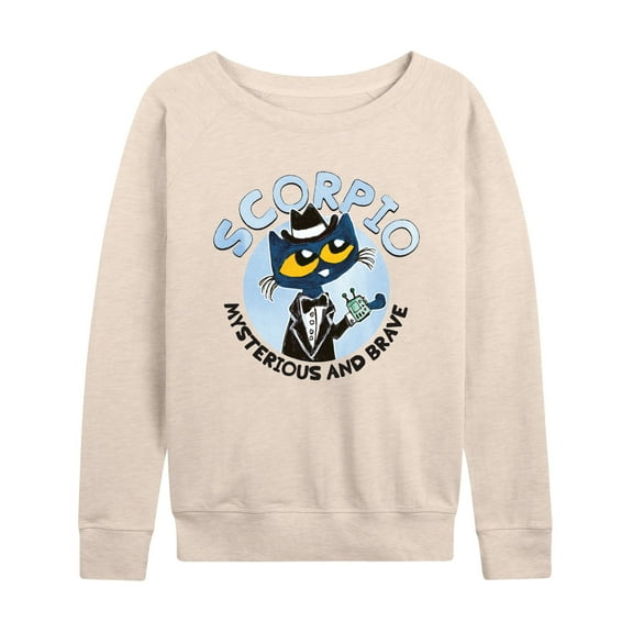 Pete The Cat - Scorpio - Women's French Terry Long Sleeve Shirt