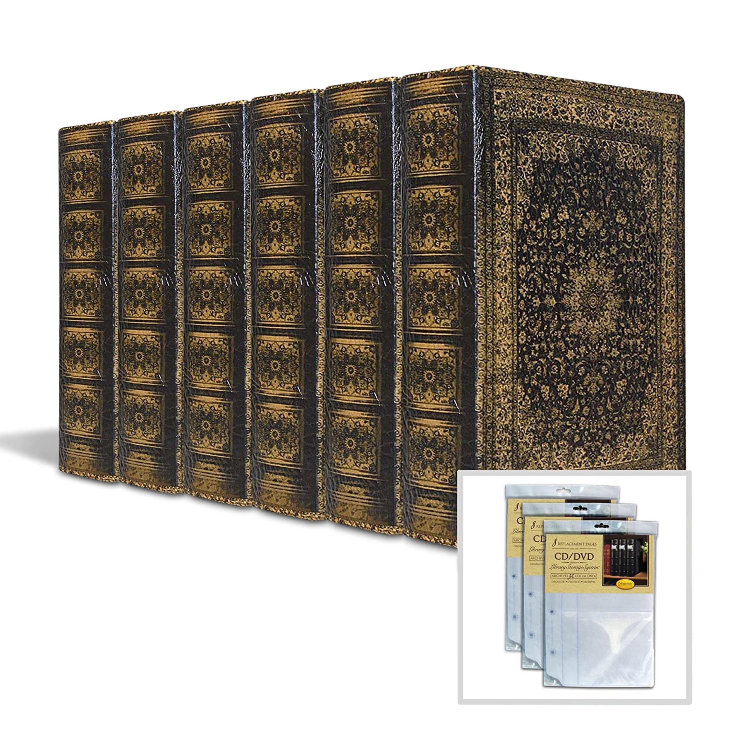 【中古】「非常に良い」bellagio-italia Olde World Persian DVD、CDブックボックス3パック???Holds 144ディスク 48574619-959b-4ce9-b121-