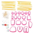 thumbnail image 4 of 1 Set Plastic Clay Cutters Earrings Jewelry Pendant Making Cutters DIY Tools, 4 of 8