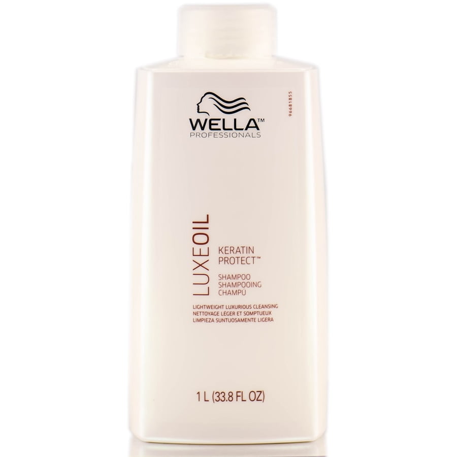 Wella Wella Professionals LuxeOil Keratin Protect Shampoo Size 33.8 oz/ 1 Liter Walmart
