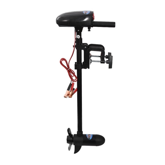 12V 18LB Thruster, Electric Trolling Motor, of Inflatable Kayak Rowing Boat ,Outboard Engine LED Battery Indicator ,Easy to Install