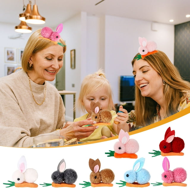 Pinza Para El Cabello Mini horquilla de zanahoria para mujer y niña,set de regalo de Pascua (azul,1 pieza) Rkxzt