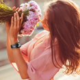 thumbnail image 5 of Correa Con Grabado Floral Compatible Con Apple Watch Band De 38 Mm, 40 Mm, 41 Mm, 42 Mm, 44 Mm, 45 Mm, 46 Mm, 49 Mm, Correa De Silicona Brillante Con Diseño De Flores Silvestres Para Iwatch Band Serie, 5 of 5