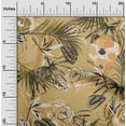 thumbnail image 2 of oneOone Velvet Light Brown Fabric Florals Fabric For Sewing Printed Craft Fabric By The Yard 58 Inch Wide, 2 of 6