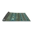 thumbnail image 2 of Ahgly Company Indoor Square Abstract Light Blue Modern Area Rugs, 6' Square, 2 of 4