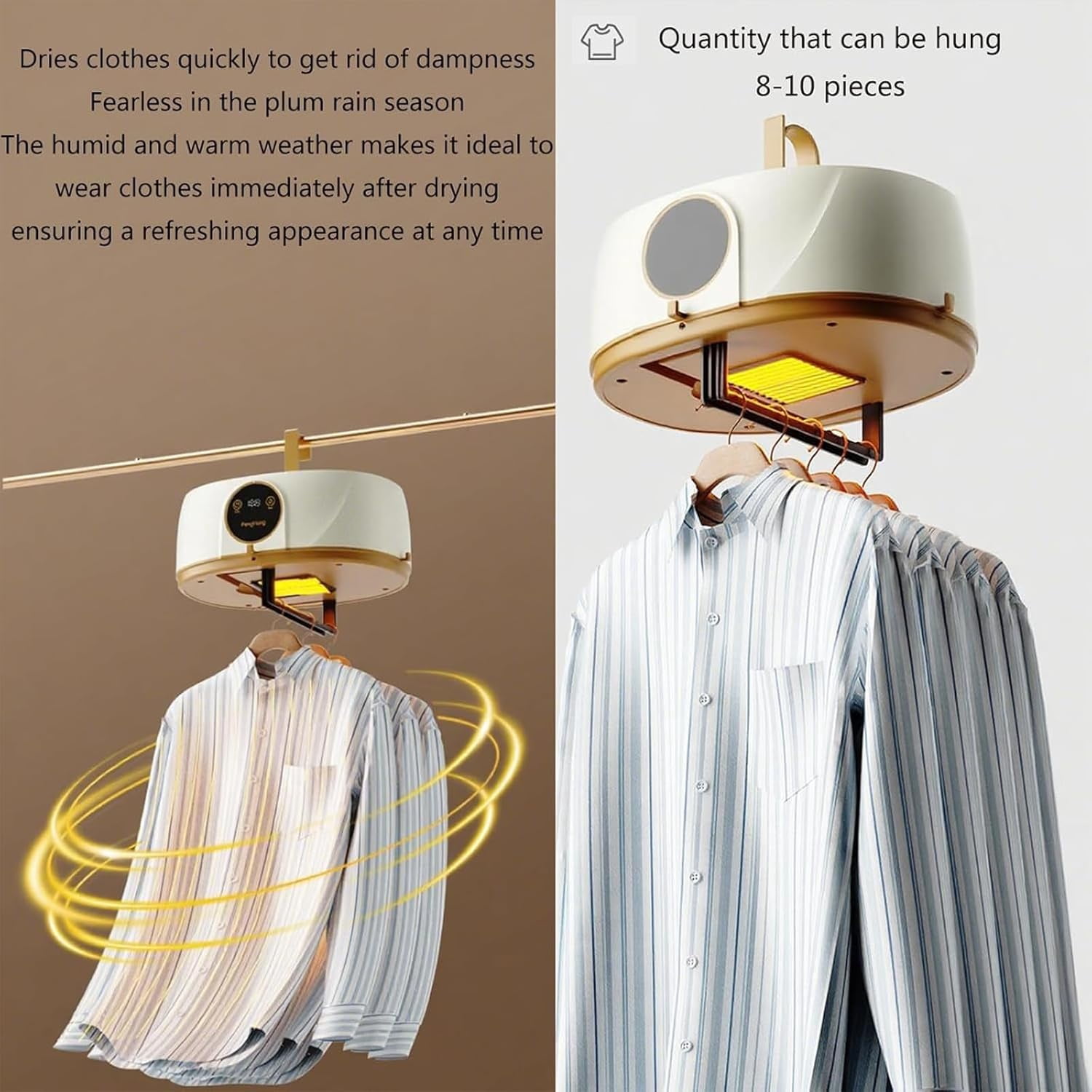 Upgraded Automatic Ironing Machine, Inflatable Shirt Ironing Machine with Garment Steamer & Folding System, Wireless Remote Control for Travel, Home, Apartment