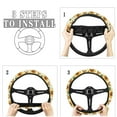 thumbnail image 6 of Jeiento Sunflower Auto Car Steering Wheel Cover Vintage 15 Inch Steering Wheel Protector for Women Men Anti-Slip Car Accessory Decor Universal Fit for Most Cars,Truck,Sedan,Van, 6 of 6