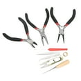 thumbnail image 3 of Herramientas para hacer joyas, alicates, cuchillo de utilidad, tijeras, suministros de joyería para reparar cuentas de joyería, 10 Uds., 3 of 5
