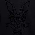 thumbnail image 3 of CafePress - Cute Hipster Easter Bunny Sweatshirt - Kids Sweatshirt, Youth Crew Neck Sweatshirt, 3 of 4