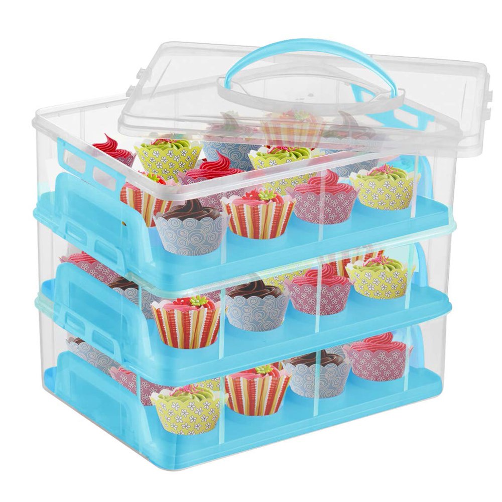 Cupcake Carrier, Cupcake Holder Premium Upgraded Model Store up to