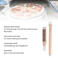 thumbnail image 4 of Cepillo de Horno de Pizza, Raspador de Acero Pizzería de Pizza Pizzería Cerebro de Acero Cerdas Cola para Restaurte de Estilo Occidental, 4 of 7