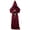Red, variant on Youpwaven Medieval Renaissance Monk Hooded Robe Priest Friar Costume Wizard Cloak for Halloween Cosplay