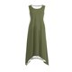 thumbnail image 5 of Pantalones Cortos para Vestidos Bajos Mujeres sin Mangas Cuello Redondo Cordón Ruffle A-Line Mini Vestido Poliéster, Vestido Casual para Citas Y Fiesta, 5 of 8