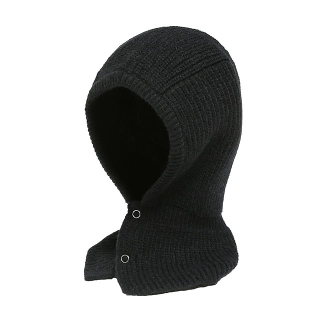 Bufanda con capucha Yuyangstore Unisex invierno senderismo negro