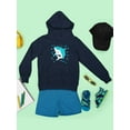 thumbnail image 3 of Grinning Shark Kids Art Hoodie Juniors -Image by Shutterstock,  Large, 3 of 4