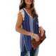 thumbnail image 3 of Pntutb - Camiseta de manga corta suelta con cuello en V y estampado informal para mujer Pntutb Pntutb-5171, 3 of 5