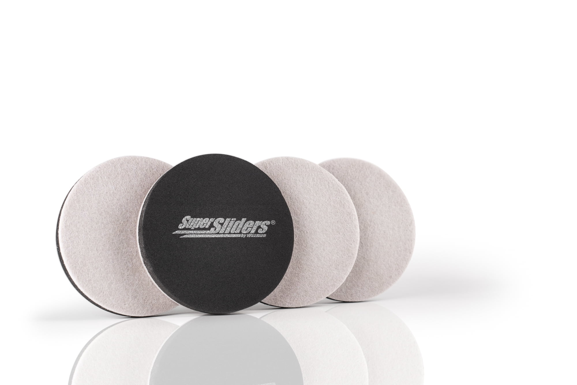 Super Sliders 3 1/2" Sliders, Wood, Beige (4 Pk)