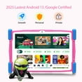 thumbnail image 5 of 10" Kids Tablet with Parental Control , 64GB, Android 13 Tablet for Child, Wi-Fi, 6000mAh, HD Touch Screen, Parental Control, Kid-Proof Case,Dual Camera,Android Tablet,Pink, 5 of 9