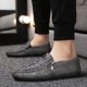 thumbnail image 3 of Mocasines Four Seasons, zapatos individuales, mocasines sin cordones, zapatos de conducción de suela suave, zapatos casuales de cuero con cremallera retro, zapatos para hombres, 3 of 6
