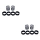 thumbnail image 2 of Vogacara 4 piezas de neumáticos de deriva de coche RC, ruedas de vehículo portátiles, juguetes para automóviles, actualización de Type3 NO3, 2 of 6