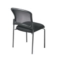 thumbnail image 2 of Office Star Reception Chair with ProGrid Back in Coal, Armless, Titanium Finish, 2 of 3