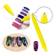 thumbnail image 2 of 8pcs Iman Ojo De Gato De Uñas Bloosom  Art Set Manicura Pedicure Gel Multicolor, 2 of 5