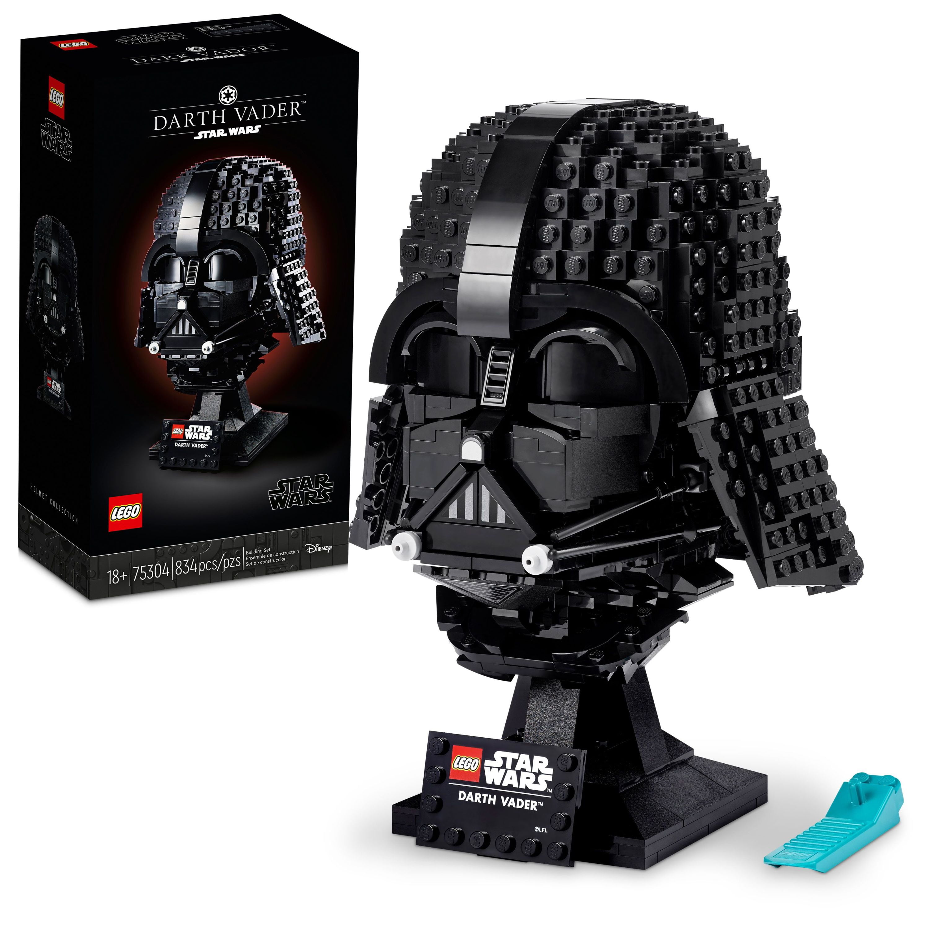 LEGO Star Wars Darth Vader Helmet 75304, Mask Display Model Kit for Adults to Build, Collectible Home Decor Model, Perfect Collectible and Back to School Gift Idea Walmart.com