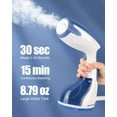 thumbnail image 2 of Vaporizador de ropa BEAUTURAL, portátil, portátil, 30 segundos, calentamiento, 1200 W, 2 of 7