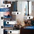 thumbnail image 4 of Soporte de techo DAWASAPAT de perfil bajo para proyectores, 4 of 6