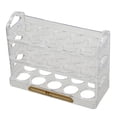 thumbnail image 1 of Contenedor de almacenamiento de huevos de 3 niveles para refrigerador, organizador de huevos, bandejas para huevos con asa 01-Borrar, 1 of 3