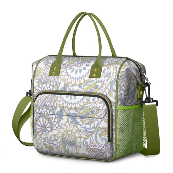Sac à Lunch Mandala Bohème Vintage – Sac à Lunch Décoratif Classique avec Sangle Réglable et Design Étanche