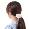 thumbnail image 2 of Unique Bargains 1 Pc Fashion Elegant Flower Hair Scrunchies for Women for Girls 2.76"x2.36" Pink, 2 of 5