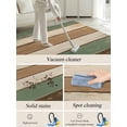 thumbnail image 5 of Retro Area Rug for Bedroom 2.7x5 Ft Brown Green Stripe Antique Wood Background Super Soft fuzzy Throw Rug Non-Slip Fluffy Plush Indoor Floor Carpet for Living Room Nursery Home Decor, 5 of 8