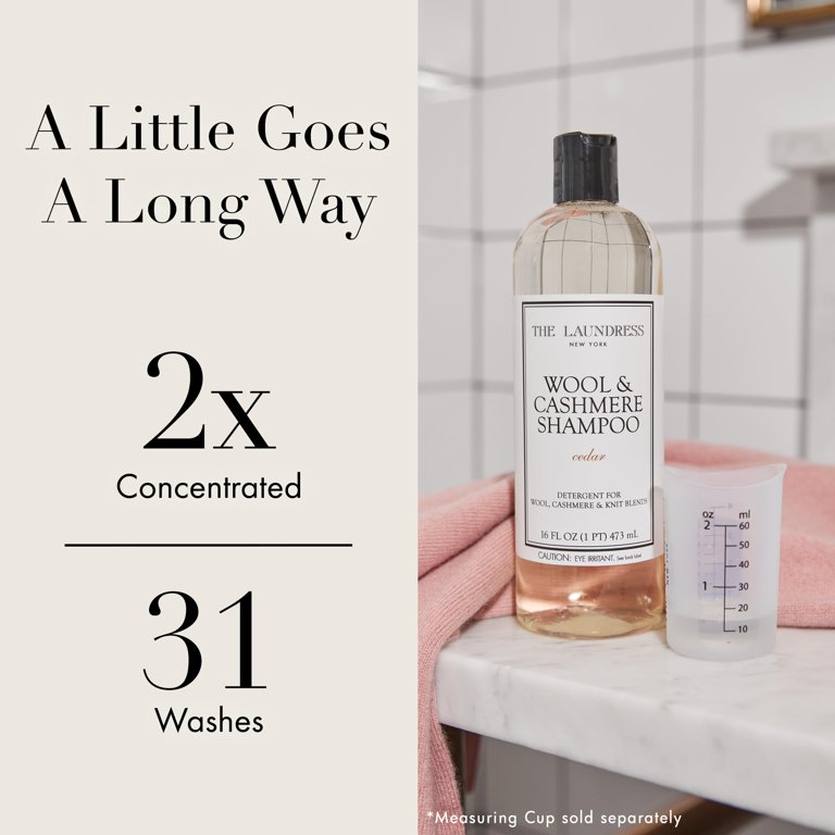 The Laundress Wool & Cashmere Shampoo, Double Concentrated, Cedar