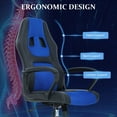 thumbnail image 6 of YRLLENSDAN,Gaming Chairs for Adults,Gaming Computer Chair,Gaming Chair with Massager,Gamer Chairs for Adults,Video Game Chairs,Adjustable,White, 6 of 7