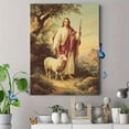 thumbnail image 4 of Qisvanset Jesus Shepherd Canvas Wall Art 15.75x11.81 Inches, 4 of 8