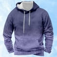 thumbnail image 4 of CONFREE Mens Hoodies Gradient Color Hoodies For Men Long Sleeve Casual Pullover Hooded Sweatshirts With Pockets, 4 of 5