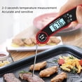 thumbnail image 4 of LCD Meat Thermometer Waterproof Digital Instant Read Meat Thermometer for Kitchen Instant Read Food Thermometer Cooking Thermometer for Candy Deep Fry Liquids Beef Baking Smoker BBQ (Red Color), 4 of 8