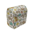 thumbnail image 1 of Colorful Stand Mixer Cover, Animals with Food Chicken Horse Apple Bread Snack Pack Cereals Fish, Kitchen Appliance Organizer Bag Cover with Pockets, 5 Quarts, Multicolor, by Ambesonne, 1 of 4