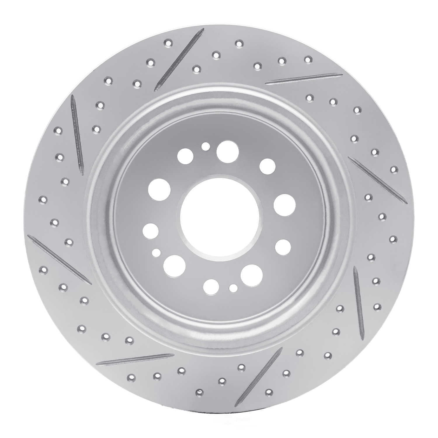 Dynamic Friction Company 830-59070R DFC Geoperformance Rotor - Drilled and Slotted