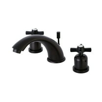 Kingston Brass Millennium KB8965ZX 8" Widespread Lavatory Faucet with Retail Pop-up Drain, Oil Rubbed Bronze