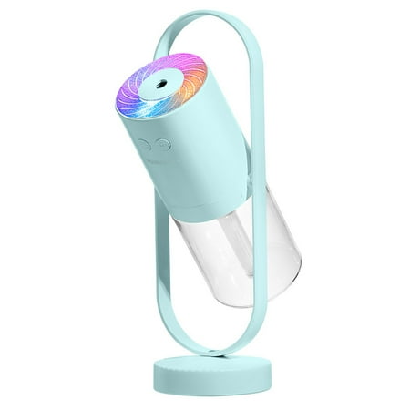 

Walmeck 200ml Rotary Humidifier Nano Fine Mist Silent Humidification Fresh Air Moist Skin Colorful Night