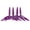 Purple, variant on Rupoun 4PCS 7040 Tri Blade Polycarbonate Drone Propellers Replacement Set for 7 and 8 Inch FPV Racing Quadcopters, Purple (1.72 oz / 49g)