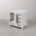 thumbnail image 6 of Water Creation Madison 36" Wood Single Bathroom Vanity in Pure White/Chrome, 6 of 8
