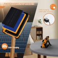 thumbnail image 4 of 2 Pack 120W Solar Rechargeable Work Light, 144 LED 10000LM Portable Flood Light with Stand, IP66 Waterproof Power Bank 4, 4 of 7