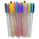 thumbnail image 5 of 50 piezas de cepillos aplicadores de pestañas desechables brillantes, varitas rizadoras, rímel, herramientas de maquillaje para cejas, carretes, peines, varitas, carretes, cepillos, 5 of 6