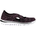 thumbnail image 2 of Women's Propet TravelActiv Avid Slip On Knit Sneaker Black/Berry Knit 12 D, 2 of 5