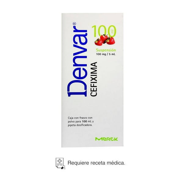 Denvar Cefixima 100 mg / 5 ml suspensión